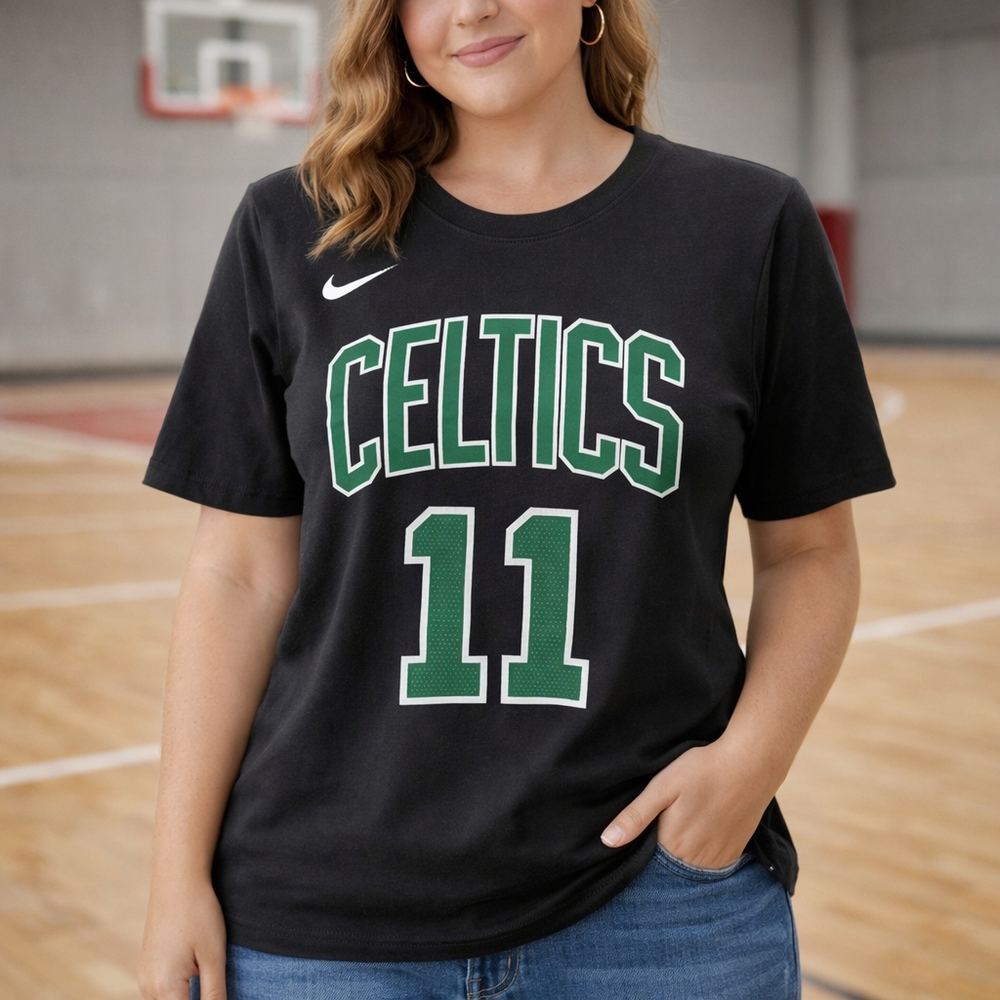 Nike Boston Celtics Tee with #11 Irving Backing